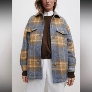 Zara Plaid Shacket